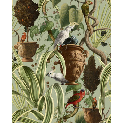 Tropical Wanderlust Non-Pasted Matte Wallpaper Roll
