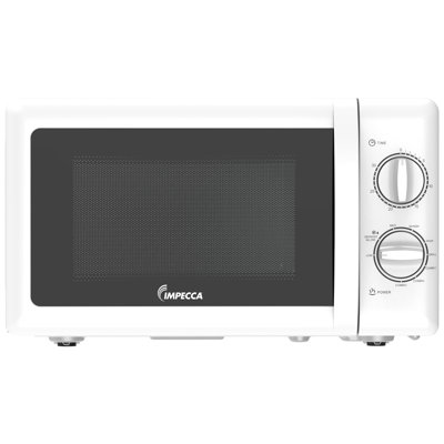 Impecca 0.7 Cu. Ft. Retro Countertop Microwave Oven with Rotary Dial, 700