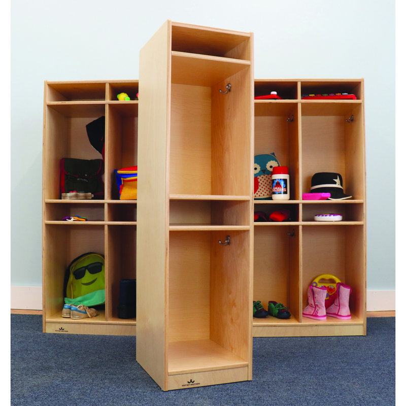 Casier de rangement pour 2 sections