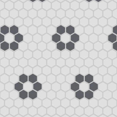 Gotham Hexagon 1" x 1" Porcelain Mosaic Tile