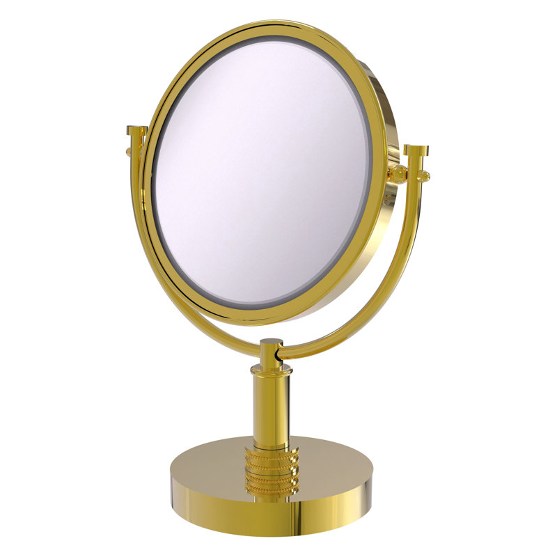 Dolder Metal Mirror, Polished Brass, 3x