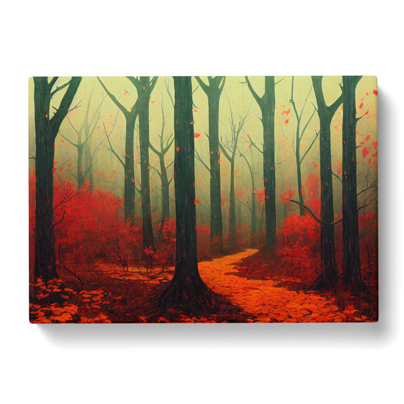 An Enviable Autumn Forest - Wrapped Canvas, 35cm H x 50cm W x 3cm D