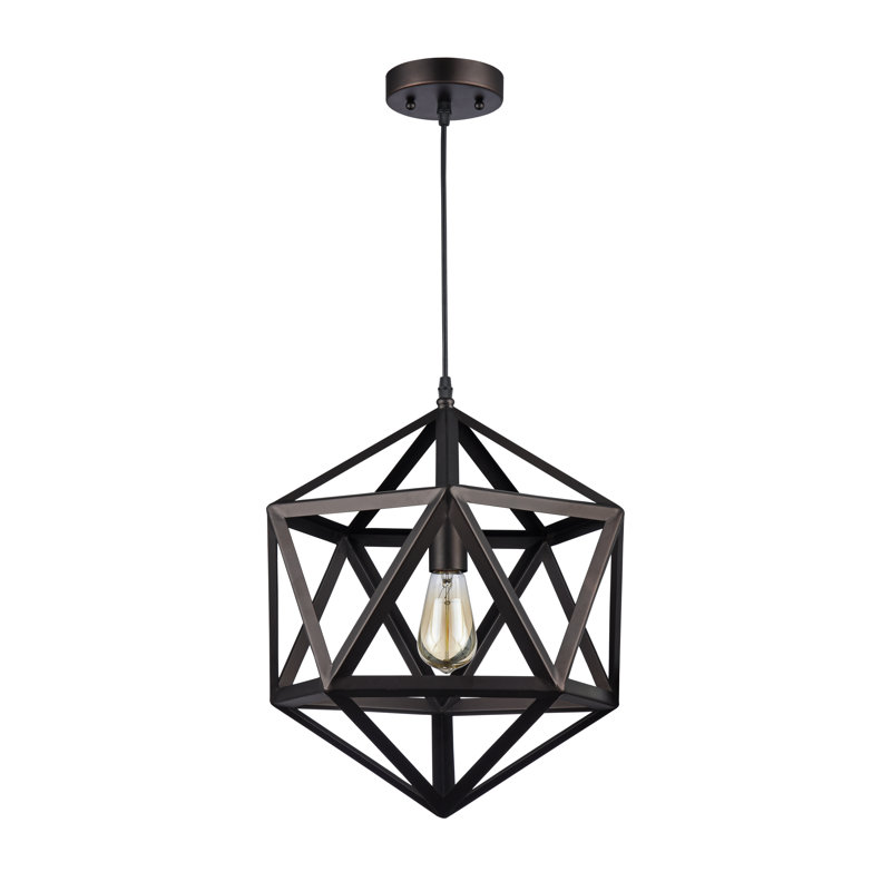 Luminaire suspendu géométrique 1 lumière Gurney Slade