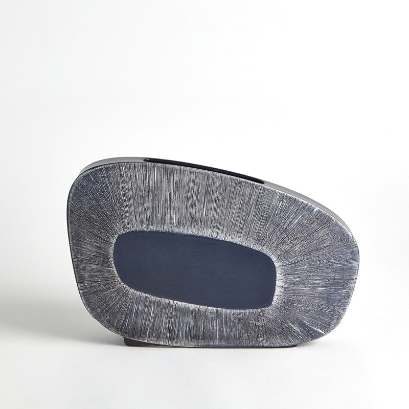 Handmade Ceramic Table Vase, Blue