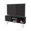 Meuble télé Fredonia de 65 po avec porte et rangement ouvert, wengue-1510443393-1510443395
