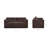 Hojovice 82'' Velvet Square Arm Sofa Bed-124835875