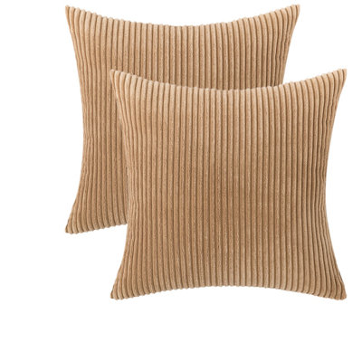 Housse de coussin à rayures