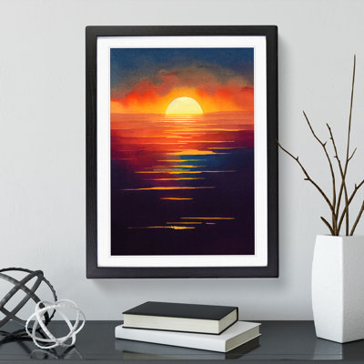 Endearing Sunset - Single Picture Frame Print