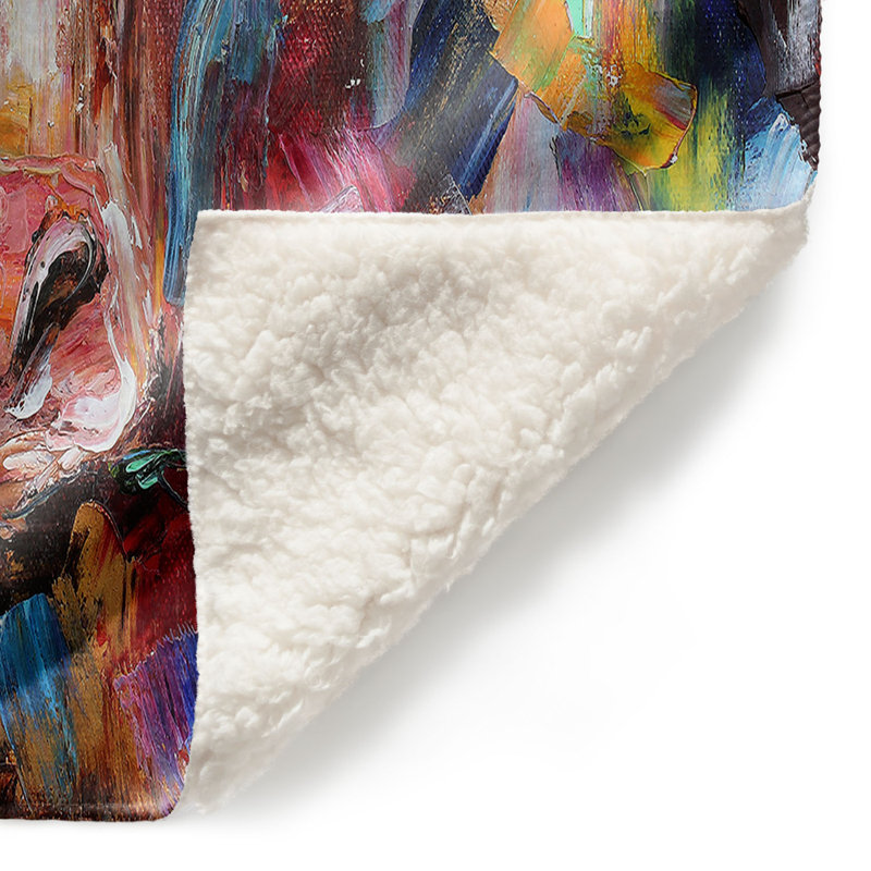 Couverture sherpa de longhorn doux, l 51 po x L 60 po
