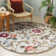 Hollander Floral Hand-Hooked Wool Ivory/Green Area Rug