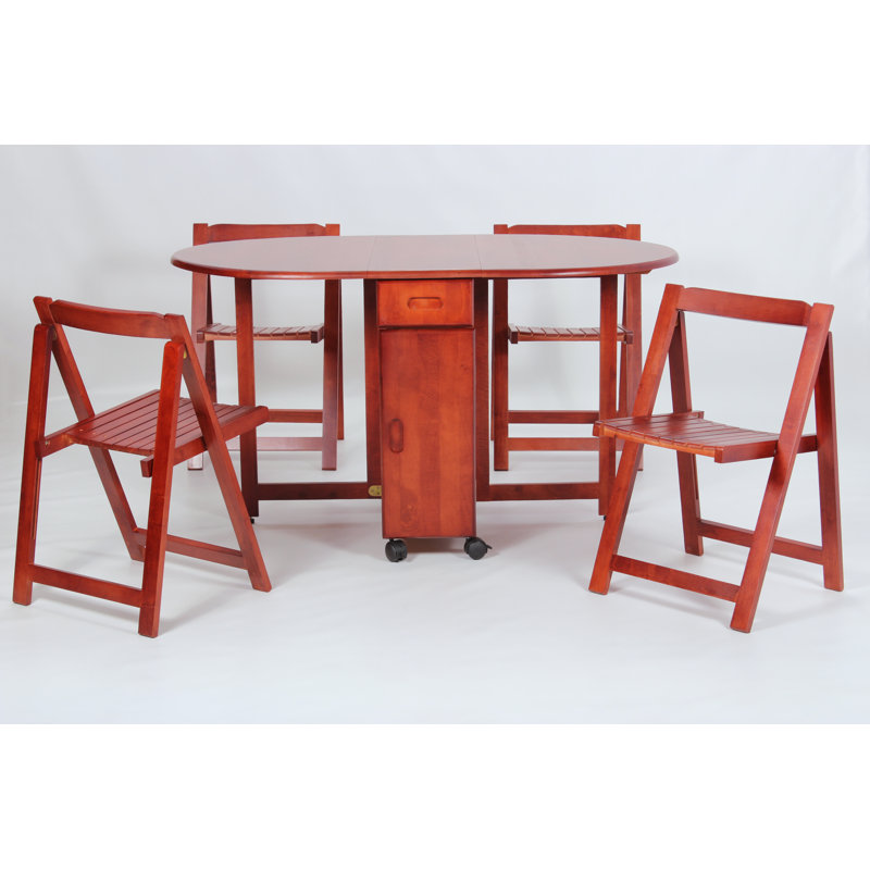 Cardenas Butterfly Leaf Dining Set, Mahogany