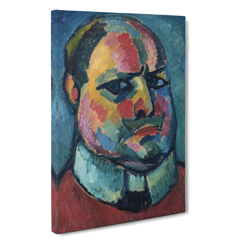 Portrait of Selbstbildnis by Alexej Von Jawlensky - Wrapped Canvas, 76cm H x 50cm W x 3cm D
