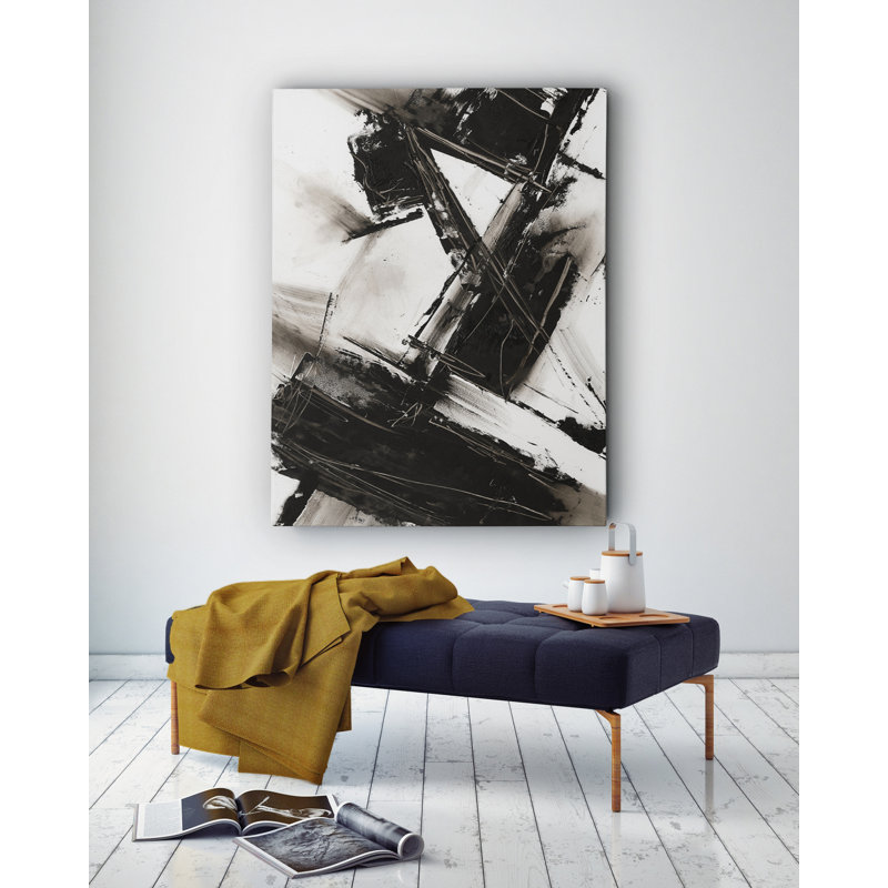 « diagonale matrix ii », impression sur toile tendue, H 24 po x l 32 po x P 1,5 po