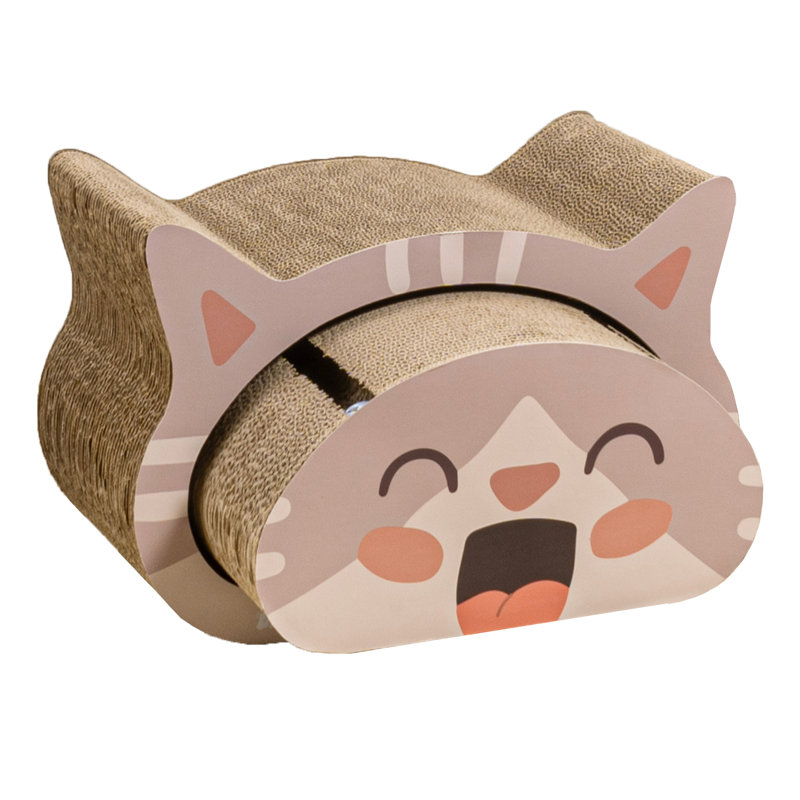 Emmogene Scratching Post, Muted Pink/Cream