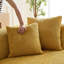 Canapé d'angle incurvé jaune de style moderne du milieu du siècle, 102,36 pouces, en tissu bouclé, canapé confortable 4 places pour appartement-1052741244