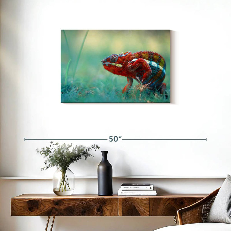 Brampt Vibrant Chameleon, 20" H x 30" W