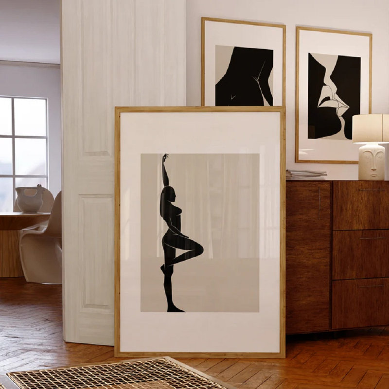 Abstract Figure Print 2, 60cm H x 42cm W