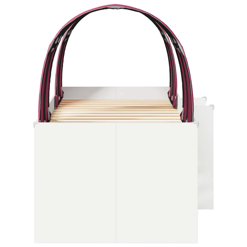 100 X 200cm High Sleepers, White/Red