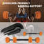 Ensemble d'haltères réglables 4 en 1, ensemble de poids de 66 lb utilisés comme haltères, haltères, kettlebells et support à pousser, équipement de gymnastique à domicile pour hommes, femmes