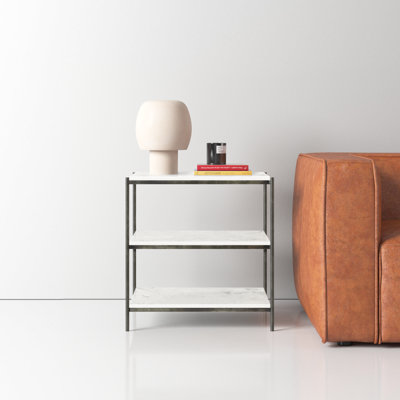 Table de bout avec rangement Aurelia