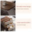 62.99"Walnut Rectangular Solid+Manufactured Wood with 3 drawers desk-108403874-108403875