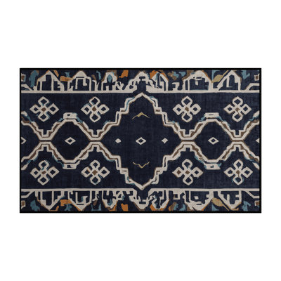 Machine Washable Gray Area Rug