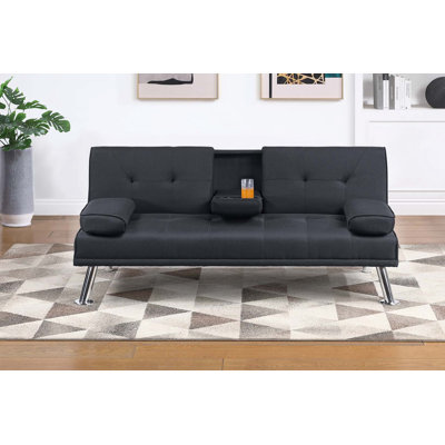 Table pliante ajustable avec porte-gobelets Neston