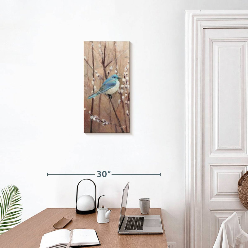 Pretty Birds Resting, 24" H x 12" W