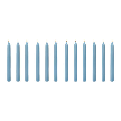 Haight 10" Unscented Column Teal Blue 12/Disp - Set Of 12