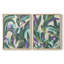 Jungle Wave I - reproduction encadrée de qualité supérieure - prête à être accrochée - aucun clou requis - aucun clou requis-153343301-153343326