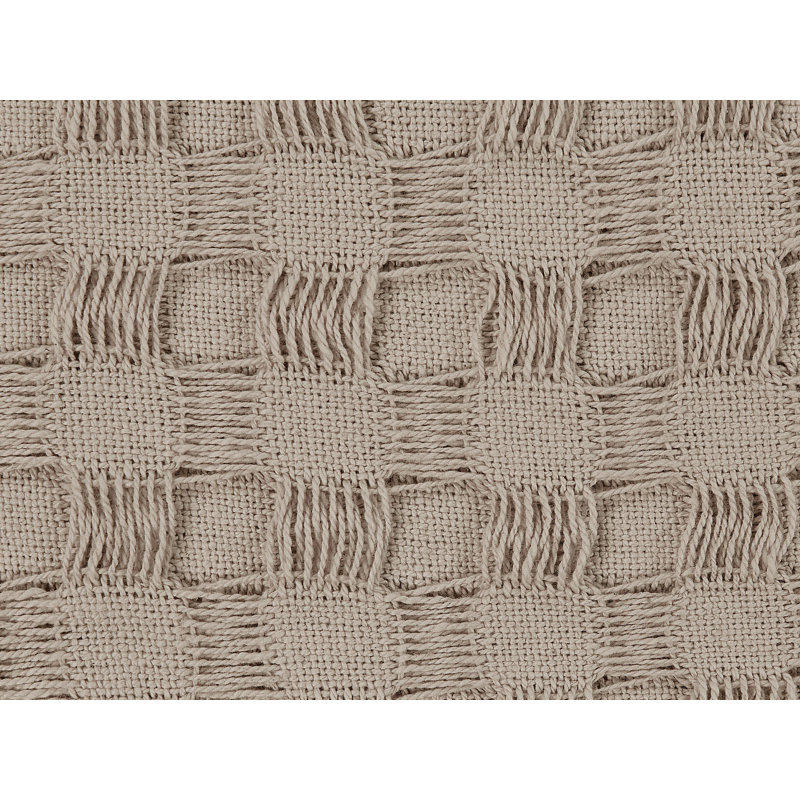 BERE Cotton No Pattern Bedspread, Taupe