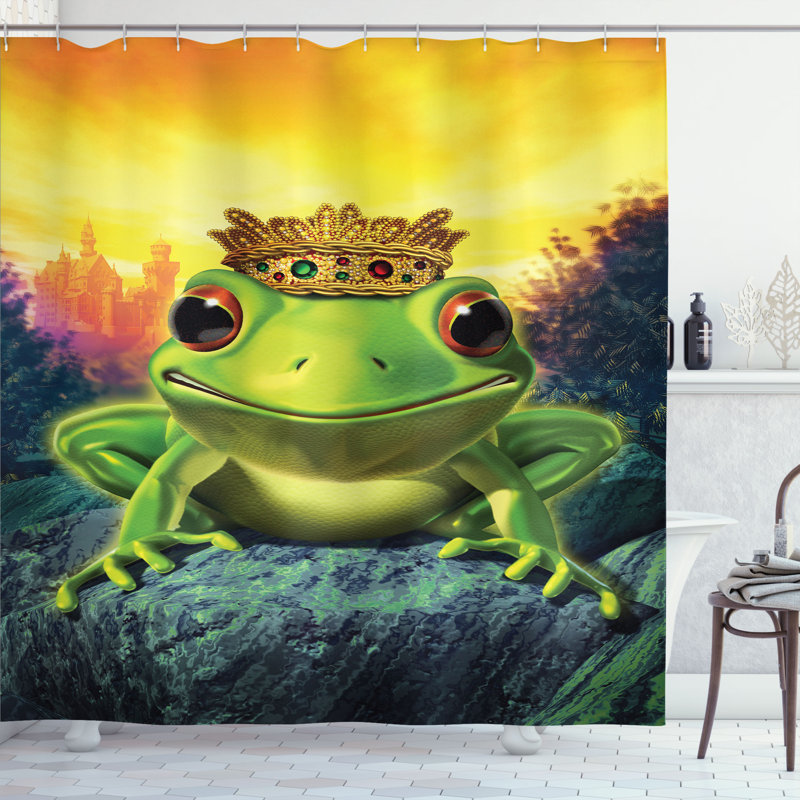 Shower Curtain with Hooks Included, 75"H x 69"W