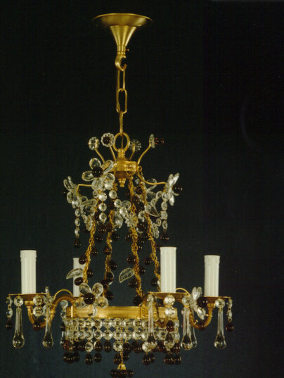 Delozier 9 - Light Candle Style Chandelier, French Gold