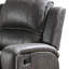 Fauteuil inclinable manuel Charles, similicuir, bois massif-106065309
