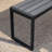 Patio Dining Set with Rectangular Dining Table and 2 Faux Wood Benches-1967634405