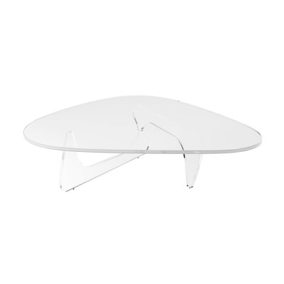 Glass Top Single Coffee Table by Orren Ellis