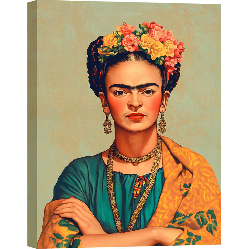 Frida by Matt Spencer - Wrapped Canvas Print, 100 cm H x 70 cm W