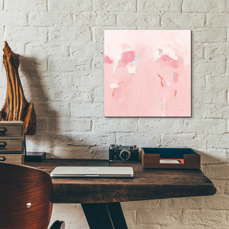 «Splash Pink» par Phyllis Adams, H 12 po x l 12 po x P 0,13 po