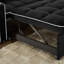 1 canapé-lit pliable polyvalent en 3 longueurs, canapé-lit moderne, canapé-lit en velours, dossier réglable, port USB, cendrier et support pour téléphone pivotant-911287934