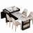 Kitchen Island with Extendable Dining Table,Kitchen Table with Double-sized Storage, Power Outlet, Kitchen island with Storage 2 Drawers 2 Side Open Shelves-366112347