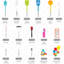 Ensemble d'ustensiles de cuisine de 24 pièces Kaluns - silicone résistant à la chaleur et acier inoxydable, antiadhésif, poignées ergonomiques, ustensiles de cuisine complets-98797182
