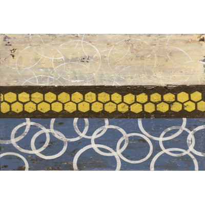 Honey Comb Abstract I by Natalie Avondet - Wrapped Canvas Painting