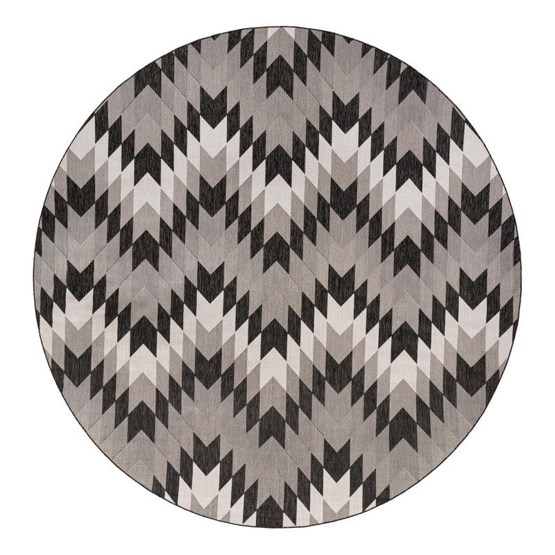 Blox Hower Indoor/Outdoor Area Rug, Round 13'1"