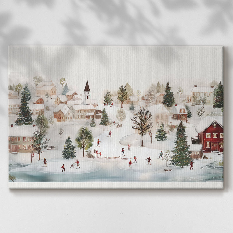 «Frostlit Icicles Serenade», toile tendue avec châssis de qualité supérieure, H 18 po x l 12 po
