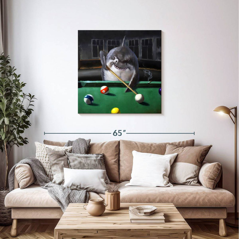 Ketti Pool Shark, 36" H x 36" W
