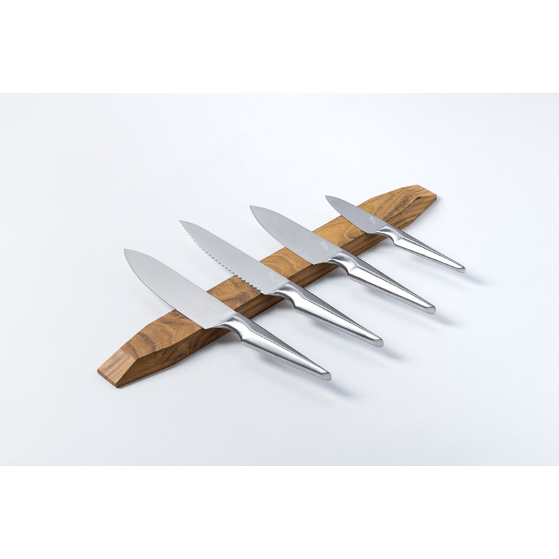 Edge Of Belgravia Teak Magnetic Knife Holder