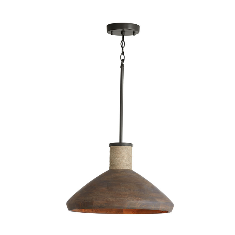 Luminaire suspendu conique à 1 lumière Jacob
