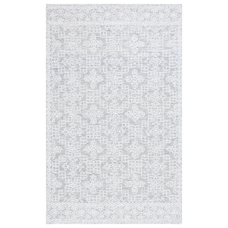 Petrit Hand Tufted Performance Geometric Rug, Rectangle 8' x 10'