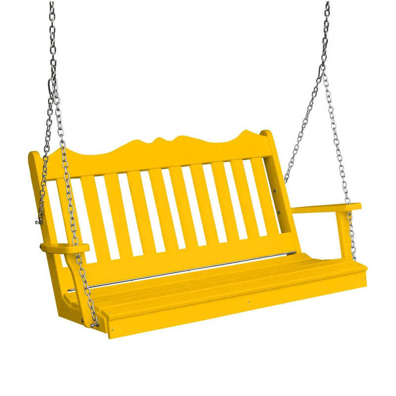 Balancelle 4 pieds en composite York, Jaune citron, 52"