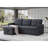 Storage Sofa: Cotton Linen & Fibre Foam Combo-824181458